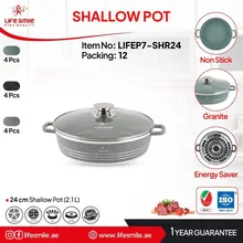 تابه گرانیت لایف اسمایل مدل LIFEP7-SHR24 gallery0