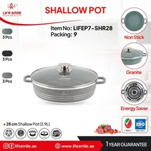 تابه گرانیت لایف اسمایل مدل LIFEP7-SHR28 gallery0