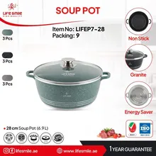 قابلمه گرانیت لایف اسمایل مدل LIFEP7-28 gallery0