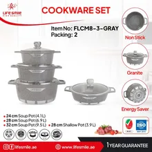 سرویس قابلمه 8 پارچ لایف اسمایل FLCM gallery1