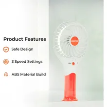 فن دستی قابل شارژ جیپاس مدل GF9617 ا RECHARGEABLE HANDHELD FAN gallery5