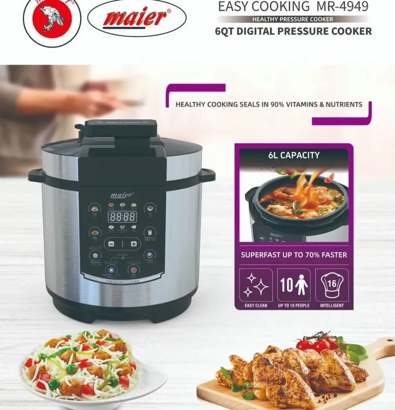 زودپز ، مولتی کوکر و پلوپز برقی مایر مدل Maier MR-4949 gallery0
