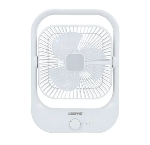 پنکه 8 اینچی قابل شارژ با نور LED جیپاس مدل GF21162