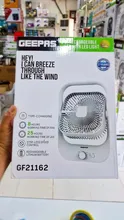 پنکه 8 اینچی قابل شارژ با نور LED جیپاس مدل GF21162 gallery5