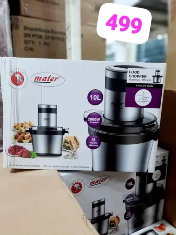 خردکن مایر مدل MR499 ظرفیت 10 لیتر تمام استیل gallery1