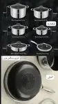 سرویس قابلمه لایف اسمایل مدل P-18 12 پارچه استیل کف لیزری thumb 2