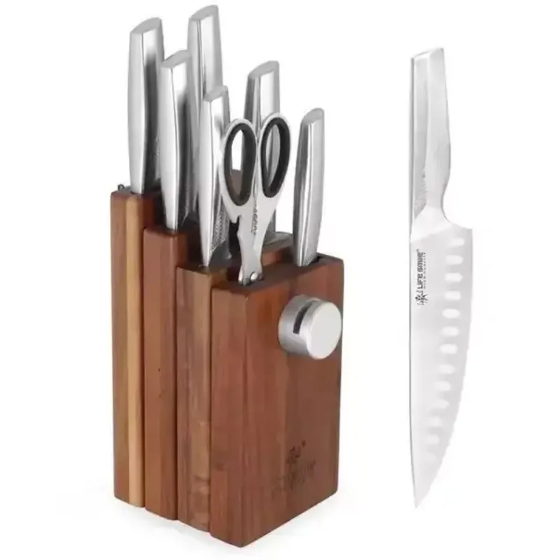 سرویس چاقو اشپزخانه لایف اسمایل مدل NSEL21 با 9 تکه استیل gallery0