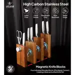 سرویس چاقو اشپزخانه لایف اسمایل مدل NSEL21 با 9 تکه استیل thumb 2