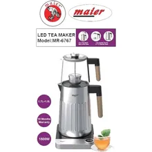چای ساز مایر مدل MR-6767 ظرفیت 1.7 لیتر با کتری استیل ضد زنگ gallery3