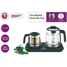 چای ساز مایر مدل MR1546 ظرفیت 1.7 لیتر با کتری پیرکس gallery2