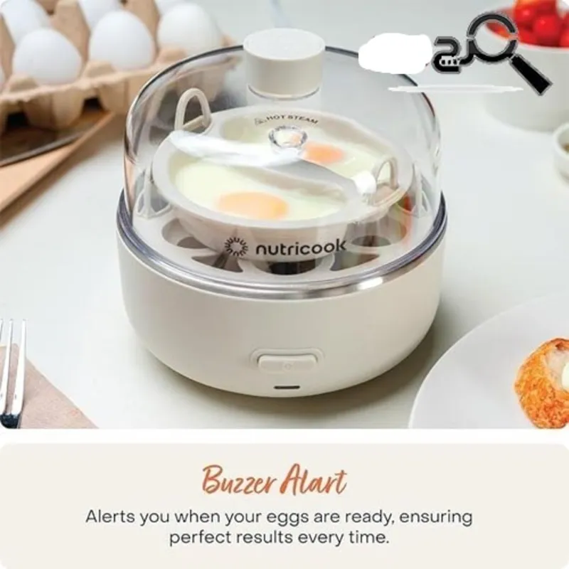 تخم مرغ پز نوتریکوک مدل EC207ME با بدنه پلاستیک gallery2