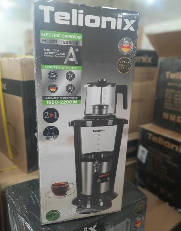 سماور برقی 2 کاره تلیونیکس مدل TES 5018 – Telionix TES-5018 Electric Samovar gallery0