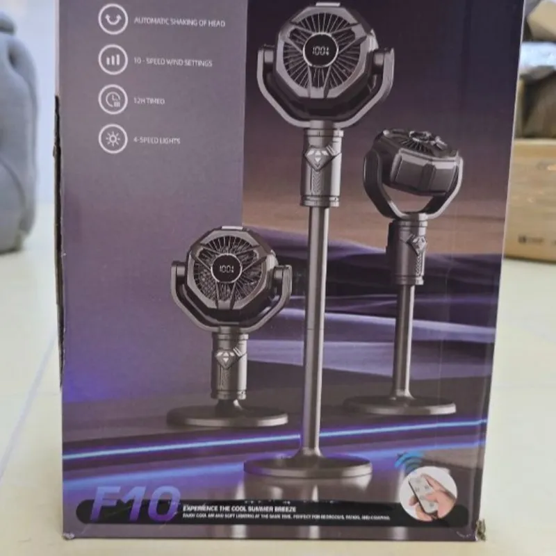 پنکه شارژی مدل F 10 plus gallery1